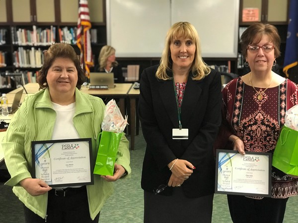 Outgoing school board members honored 